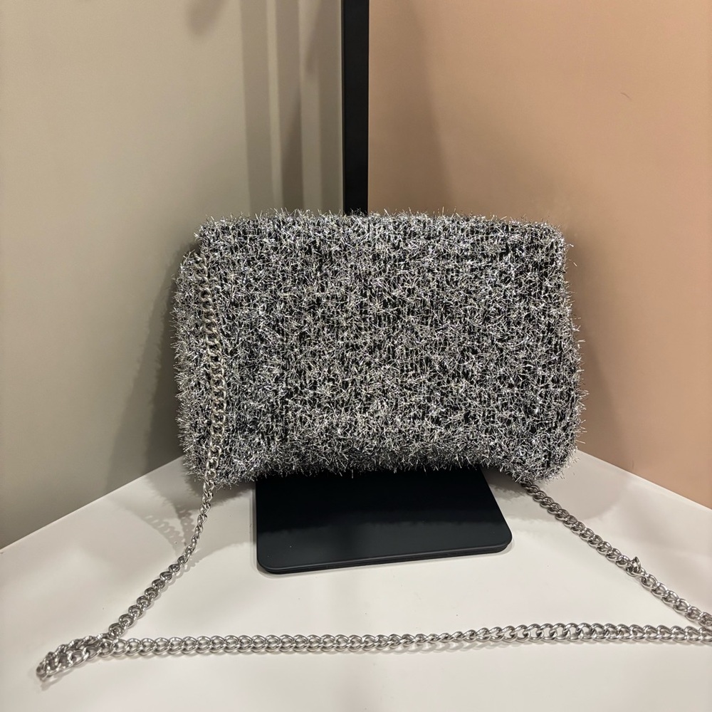 H&M BRAT Silver Women's bag, satchel or cross body - Picture 3 of 6